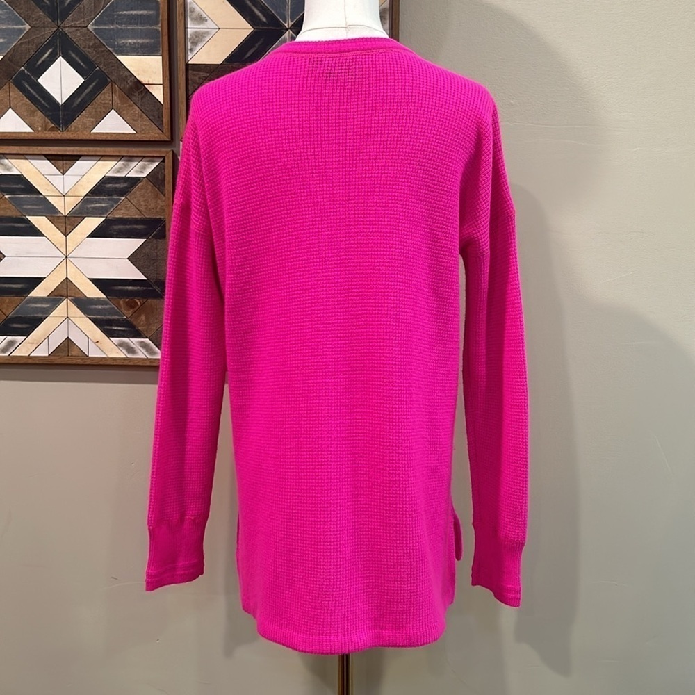 Polo Ralph Lauren Cashmere Hot Pink Sweater Oversized XS - Picture 4 of 8